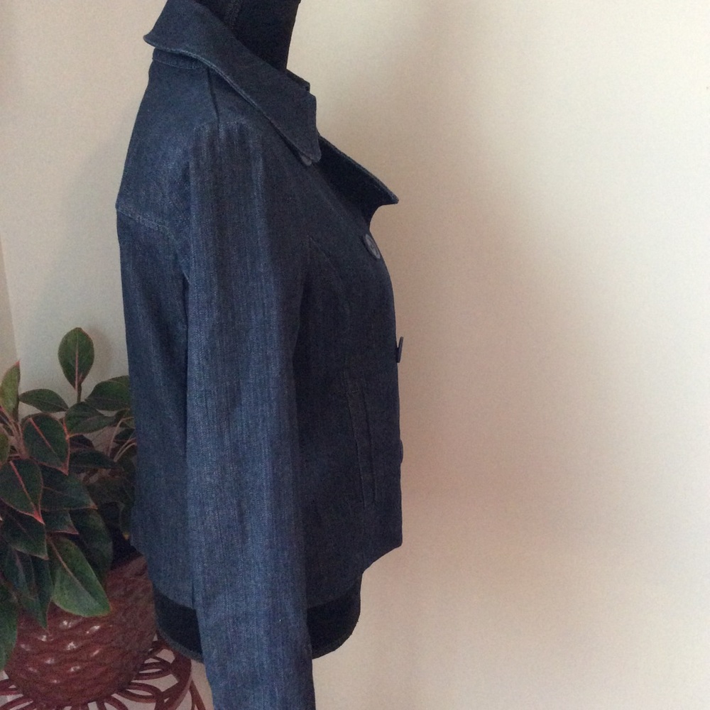 New York & Company Denim Double Breasted Jacket - Picture 5 of 8